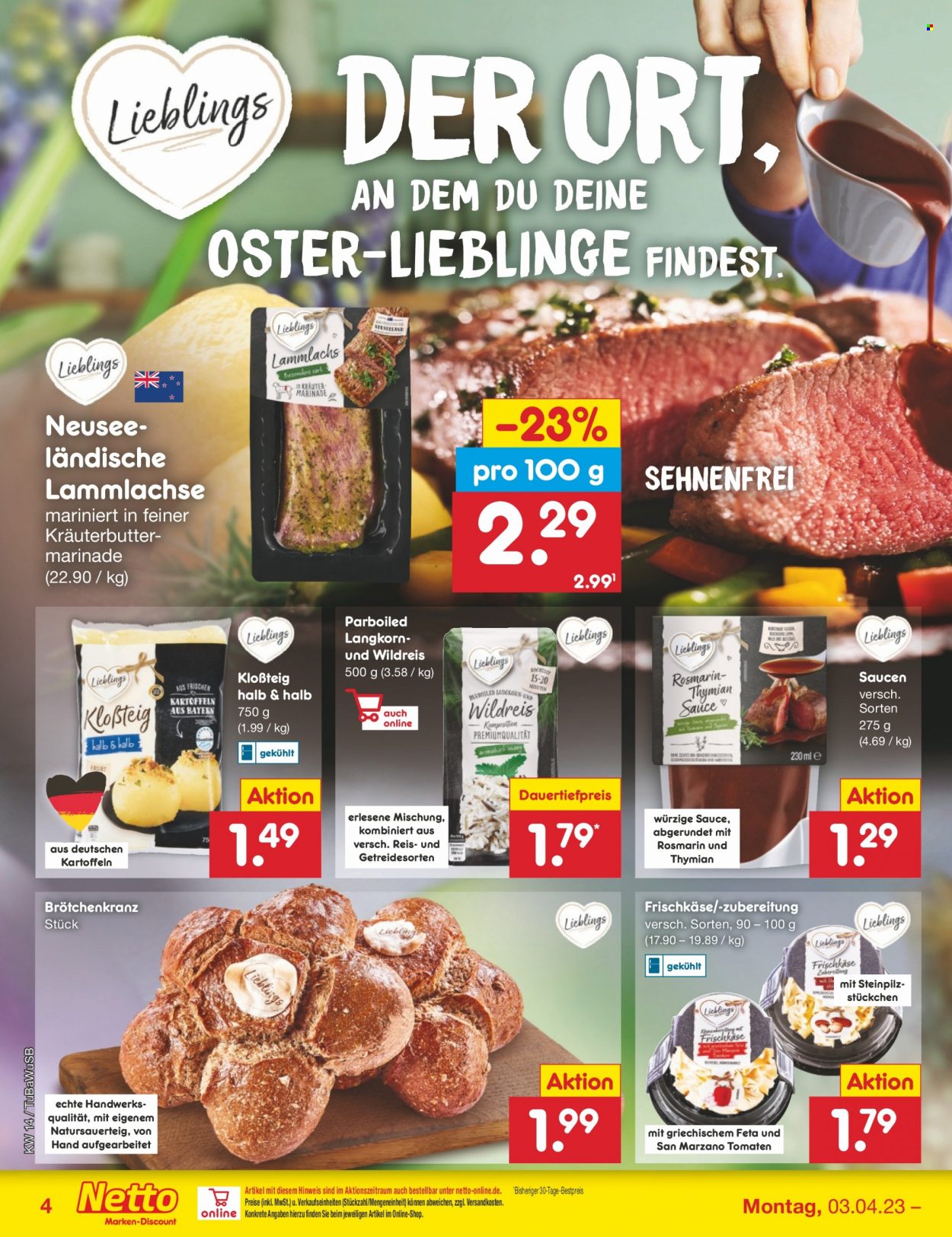 Netto Marken-Discount Prospekte  - 3.04.2023 - 8.04.2023. Seite 4