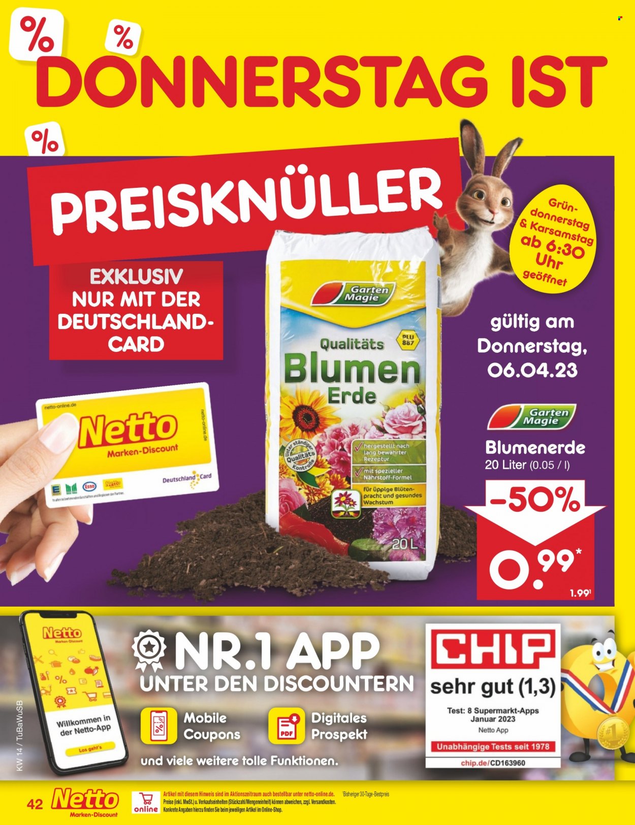 Netto Marken-Discount Prospekte  - 3.04.2023 - 8.04.2023. Seite 42