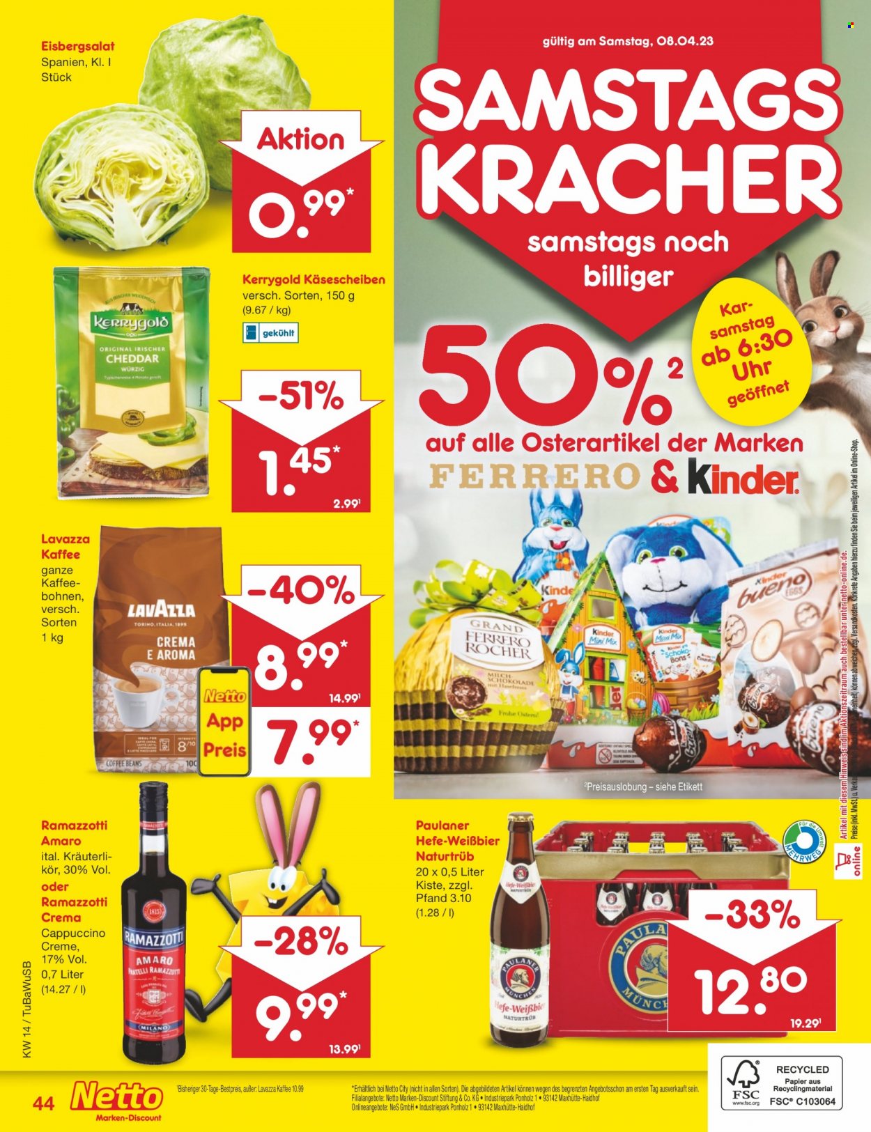 Netto Marken-Discount Prospekte  - 3.04.2023 - 8.04.2023. Seite 44