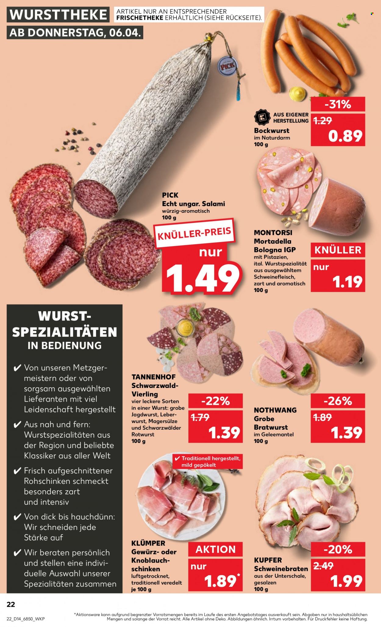 Kaufland Prospekte  - 6.04.2023 - 12.04.2023. Seite 22