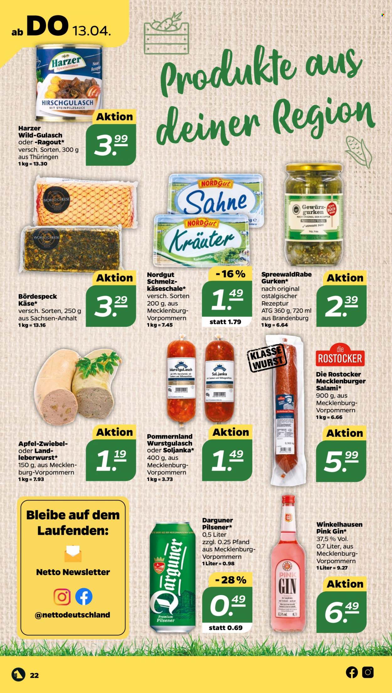 Netto Prospekte  - 11.04.2023 - 15.04.2023. Seite 22