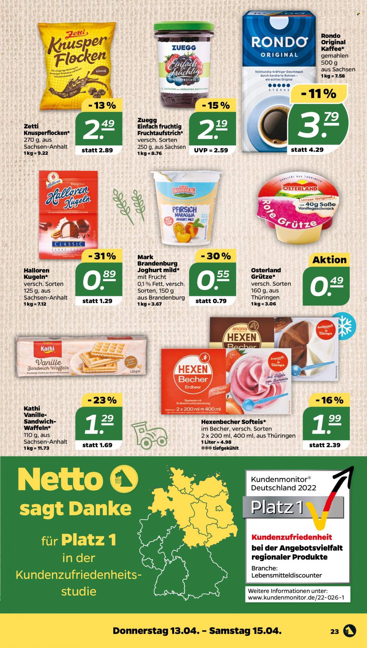 Netto Prospekte  - 11.04.2023 - 15.04.2023. Seite 23