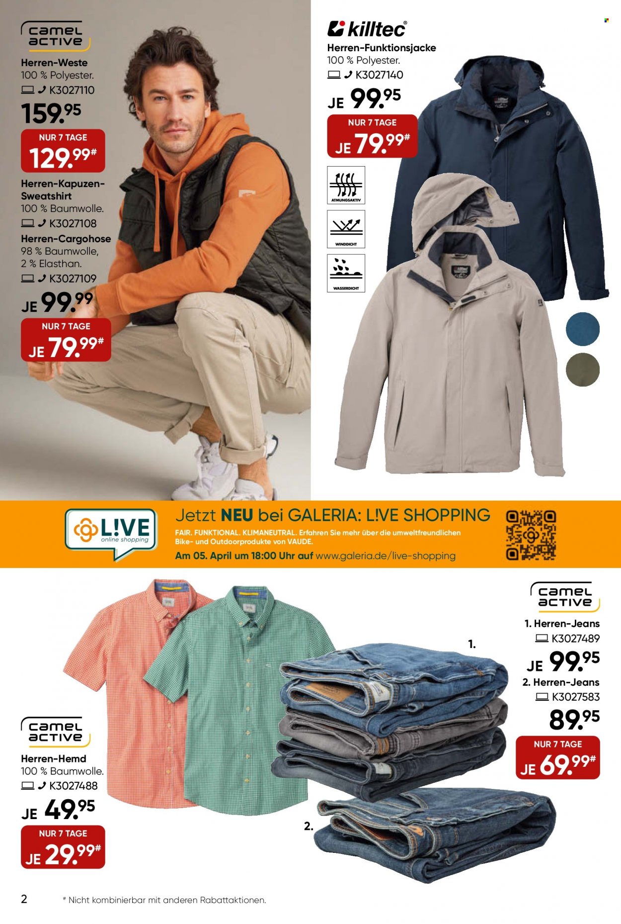 GALERIA Karstadt Kaufhof Prospekte  - 3.04.2023 - 9.04.2023. Seite 2