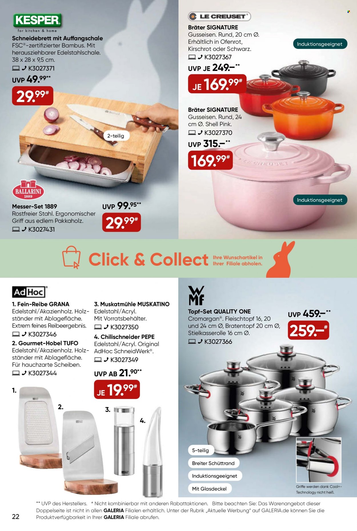 GALERIA Karstadt Kaufhof Prospekte  - 3.04.2023 - 9.04.2023. Seite 22