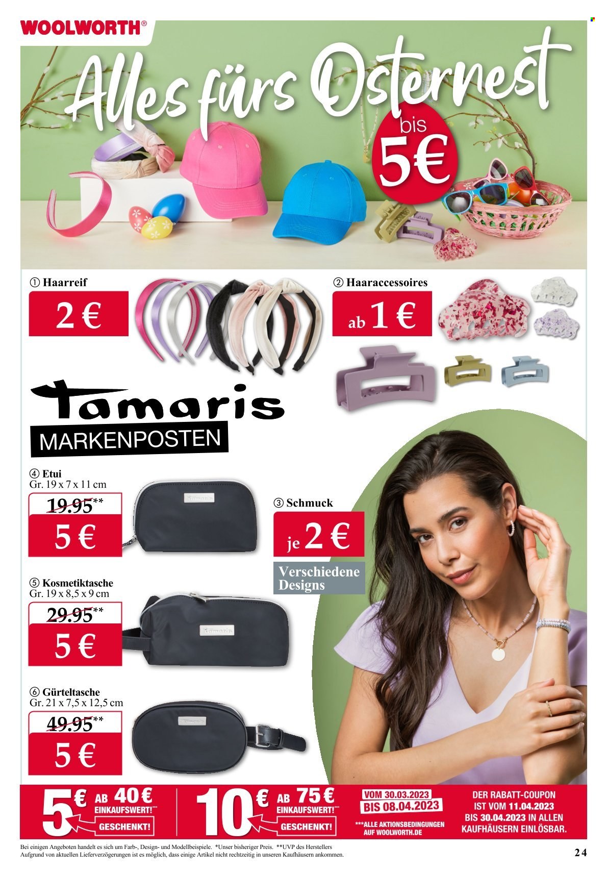 Woolworth Prospekte  - 30.03.2023 - 8.04.2023. Seite 24