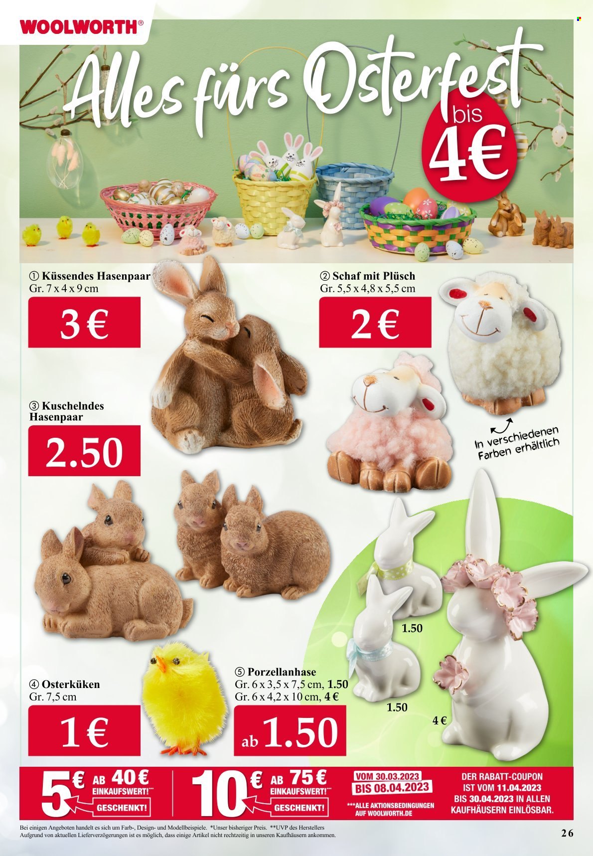 Woolworth Prospekte  - 30.03.2023 - 8.04.2023. Seite 26