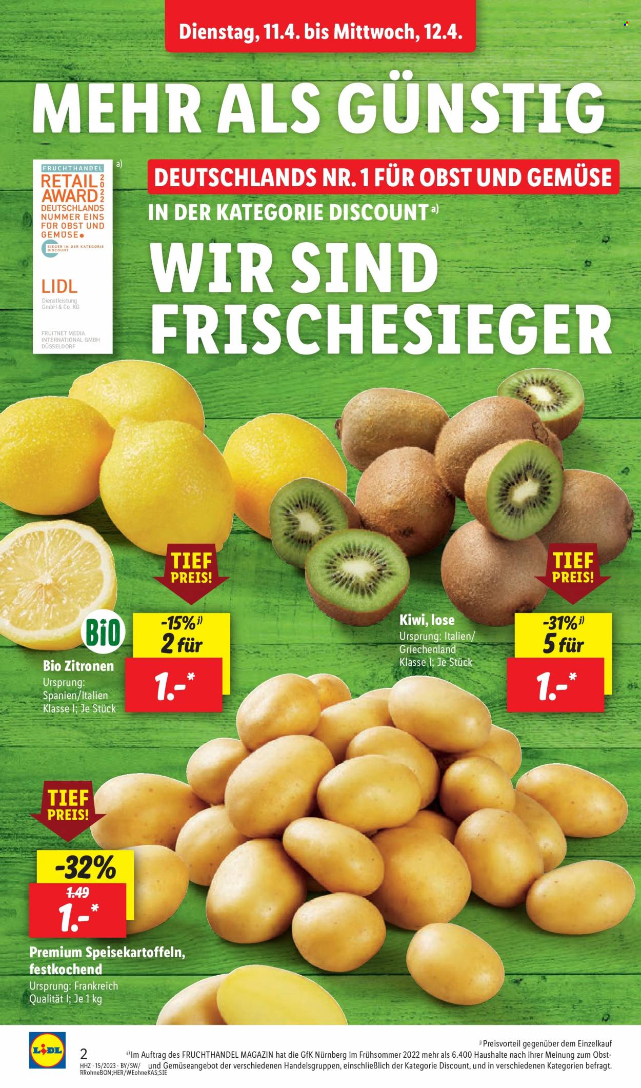 Lidl Prospekte  - 11.04.2023 - 15.04.2023. Seite 2