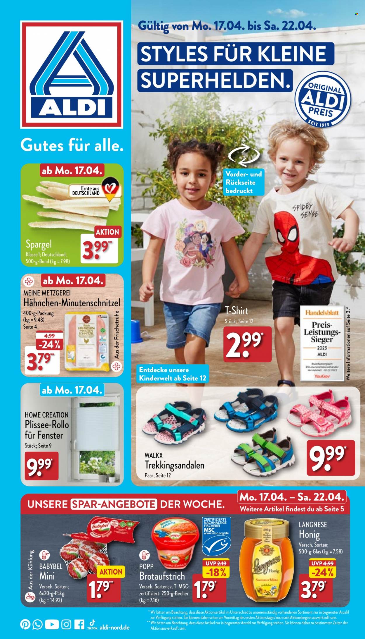 ALDI Nord Prospekte  - 17.04.2023 - 22.04.2023. Seite 1