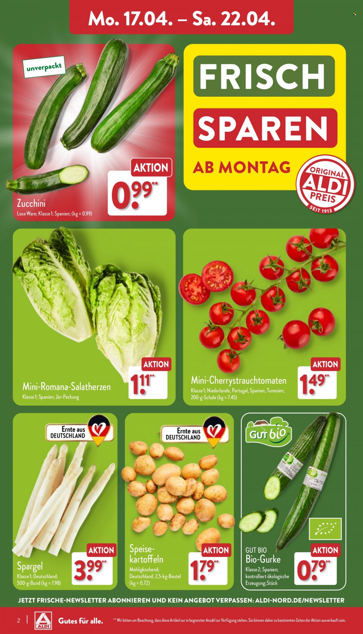 ALDI Nord Prospekte  - 17.04.2023 - 22.04.2023. Seite 2