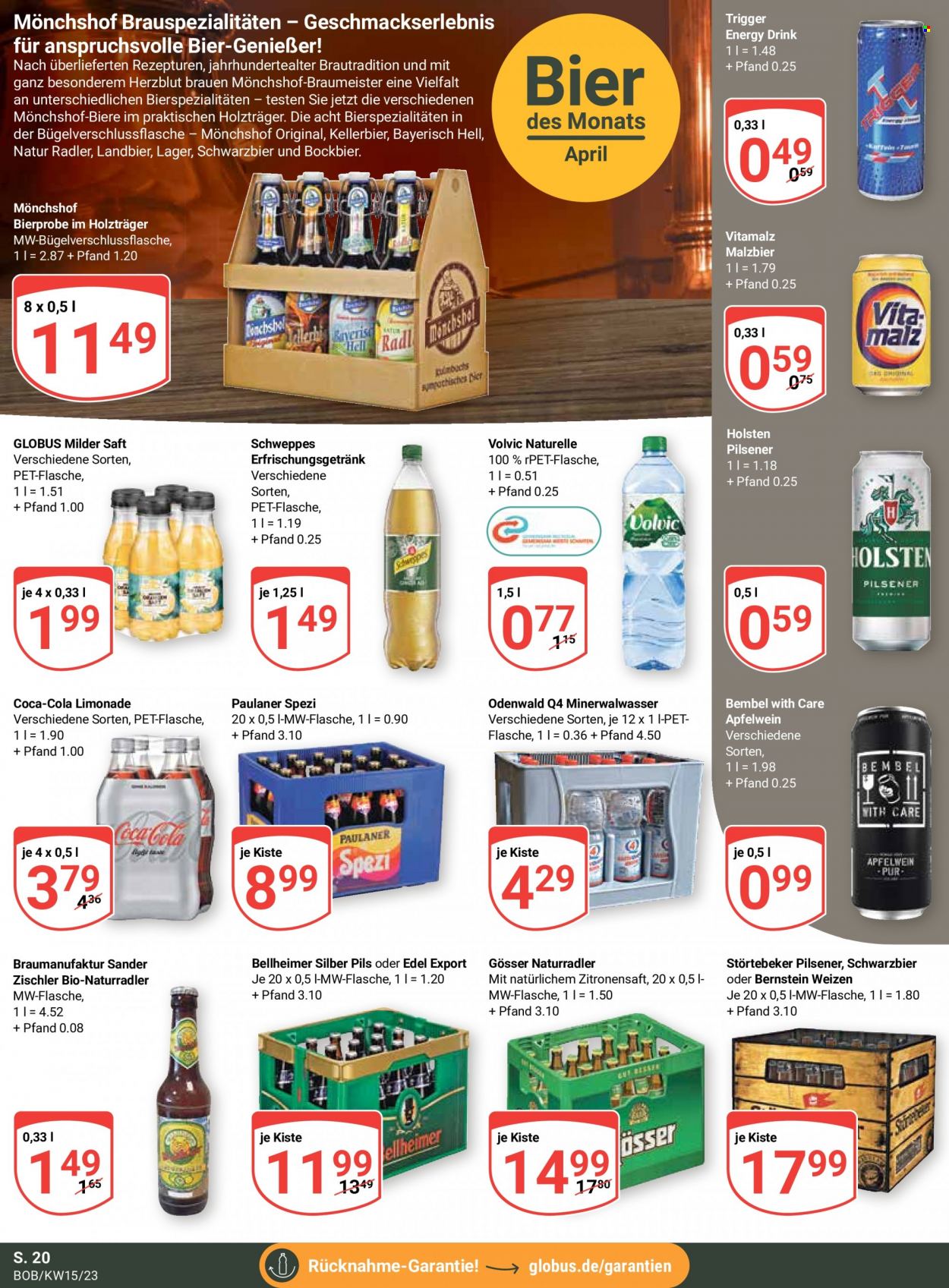 Globus Prospekte  - 10.04.2023 - 15.04.2023. Seite 20
