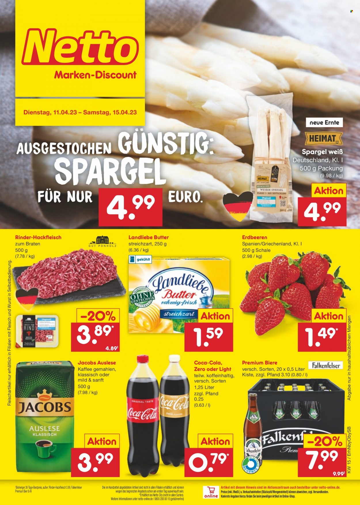 Netto Marken-Discount Prospekte  - 11.04.2023 - 15.04.2023. Seite 1