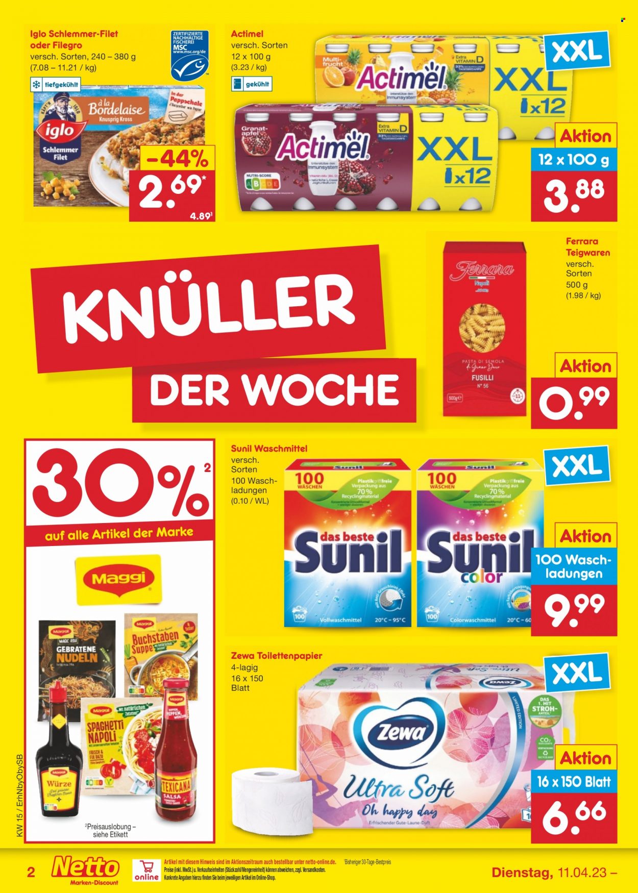 Netto Marken-Discount Prospekte  - 11.04.2023 - 15.04.2023. Seite 2