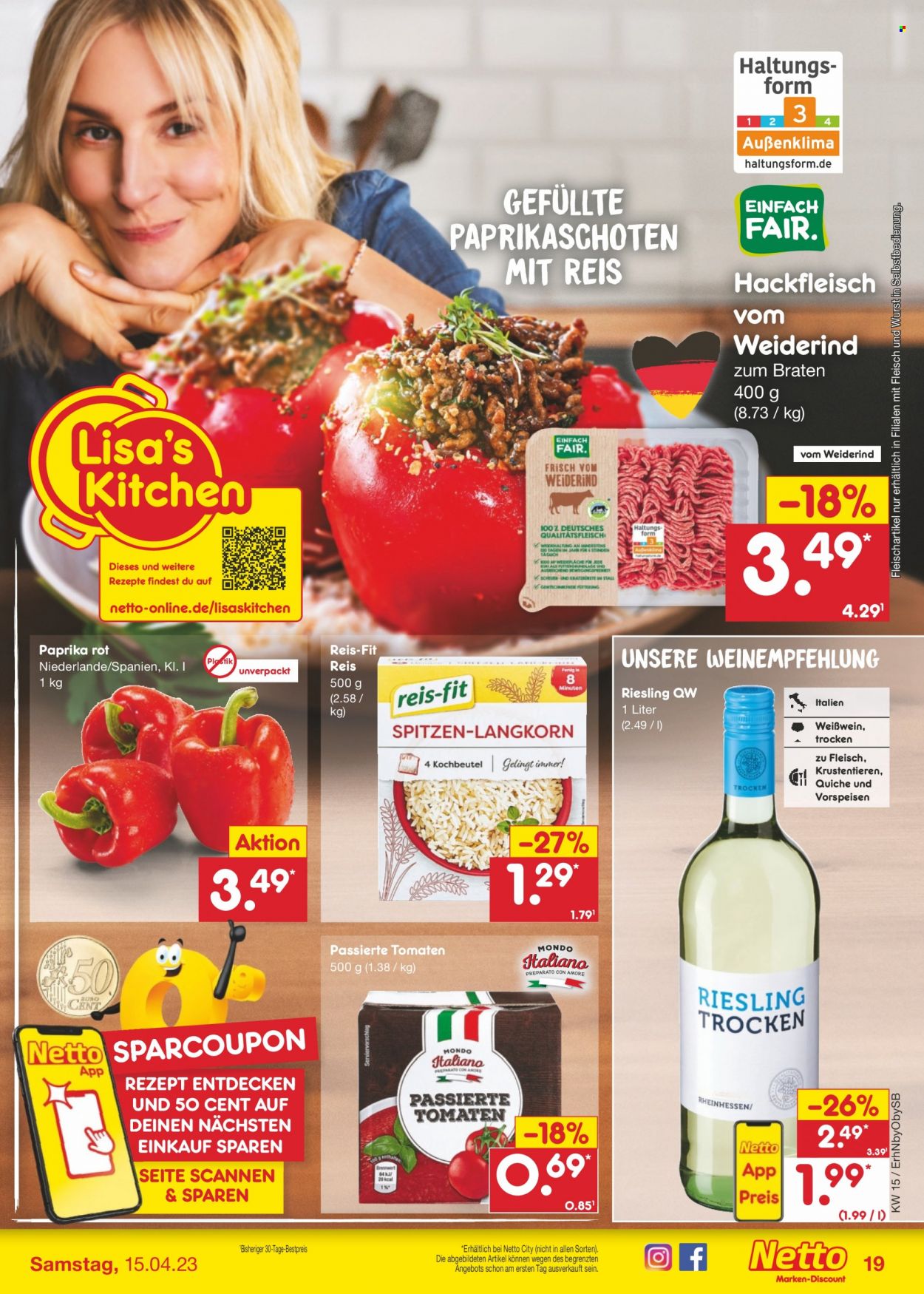 Netto Marken-Discount Prospekte  - 11.04.2023 - 15.04.2023. Seite 19