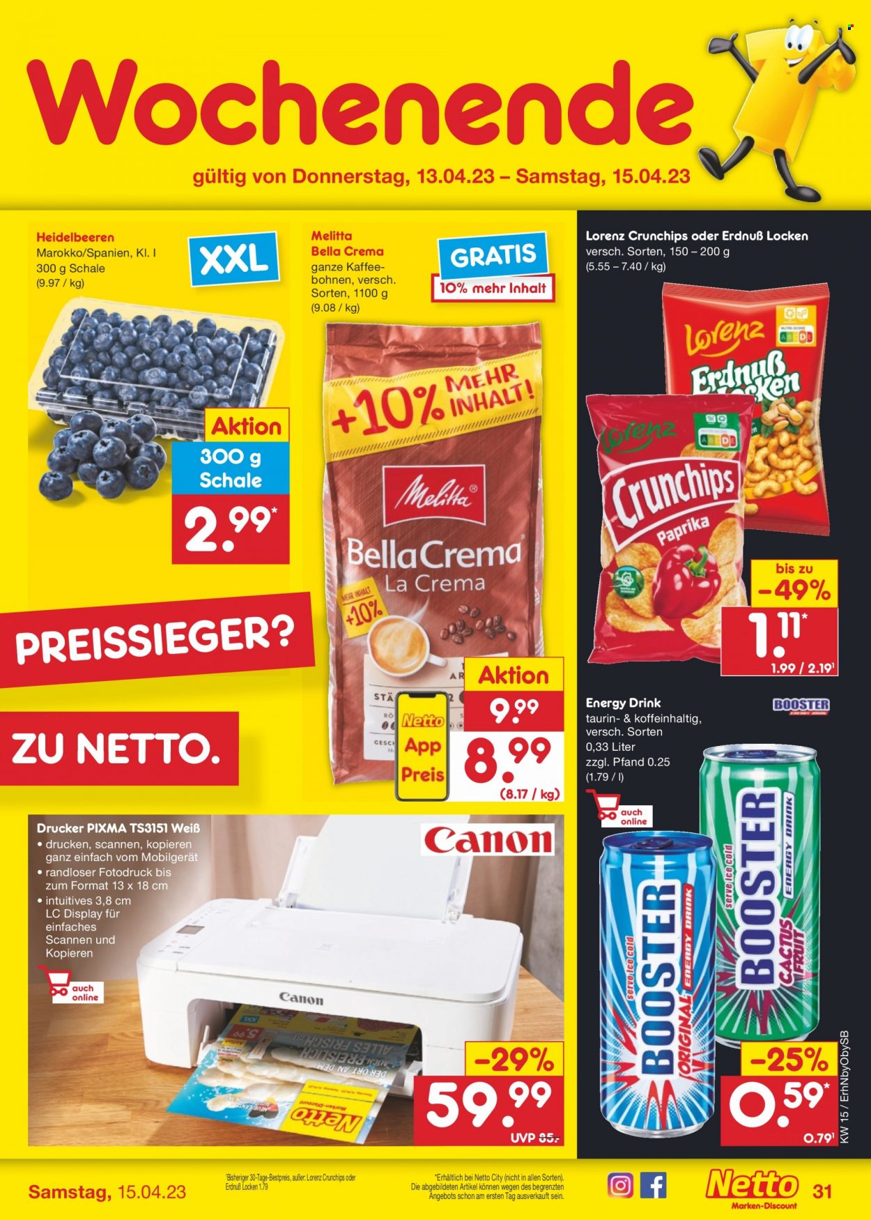 Netto Marken-Discount Prospekte  - 11.04.2023 - 15.04.2023. Seite 31