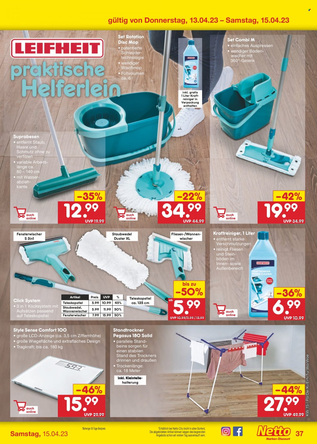 Netto Marken-Discount Prospekte  - 11.04.2023 - 15.04.2023. Seite 37