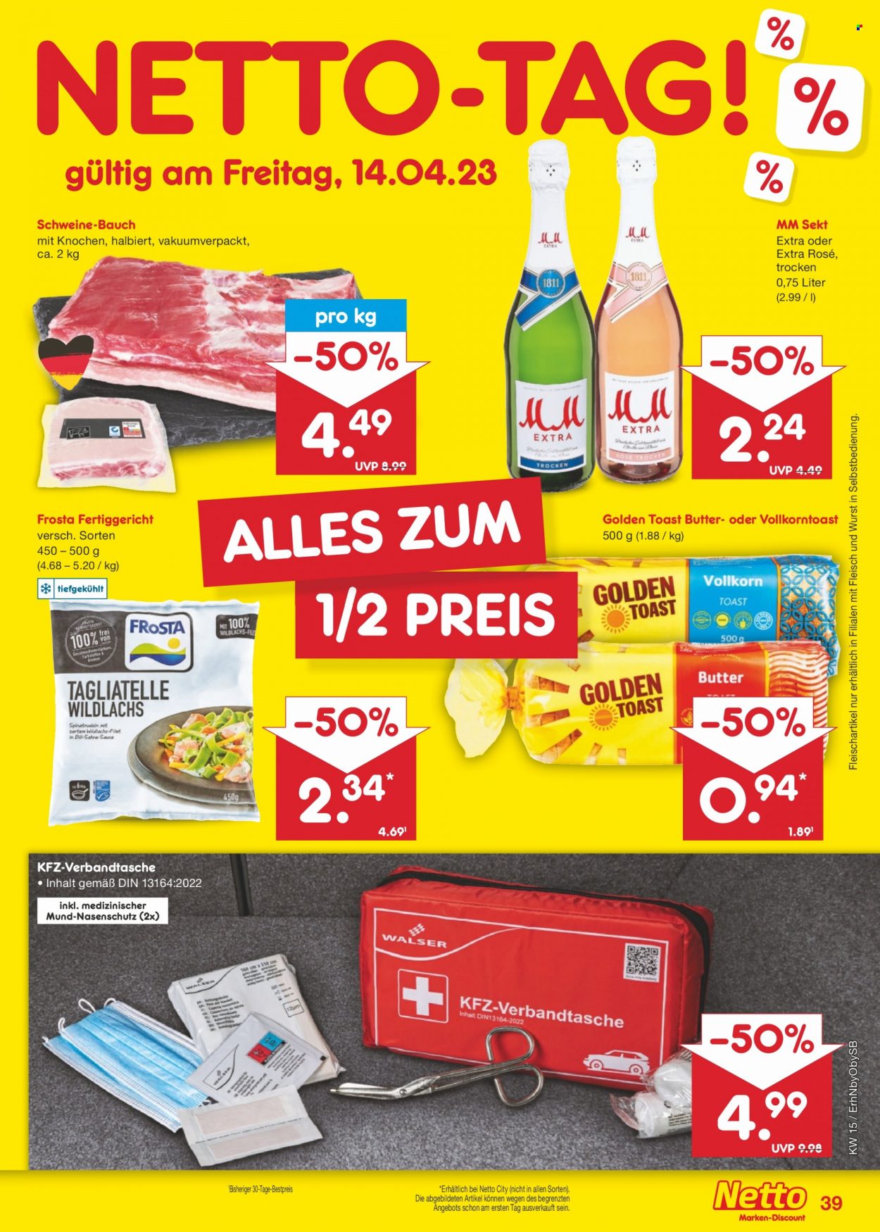 Netto Marken-Discount Prospekte  - 11.04.2023 - 15.04.2023. Seite 39