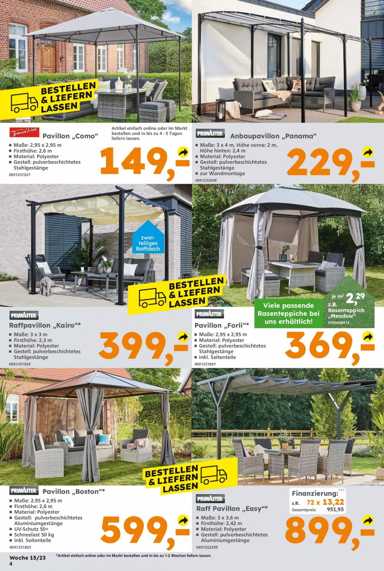 Globus Baumarkt Prospekte  - 10.04.2023 - 15.04.2023. Seite 4