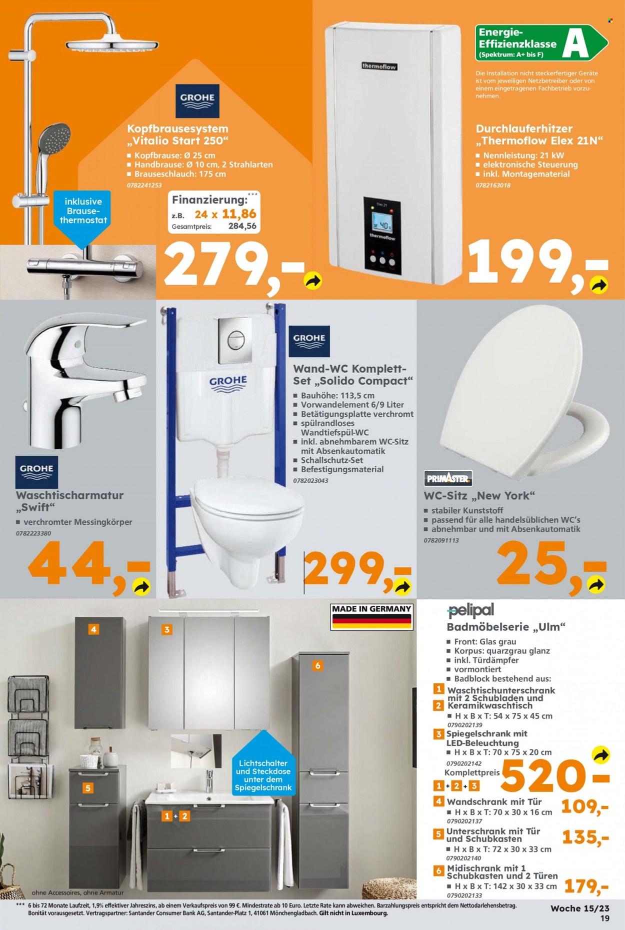 Globus Baumarkt Prospekte  - 10.04.2023 - 15.04.2023. Seite 19