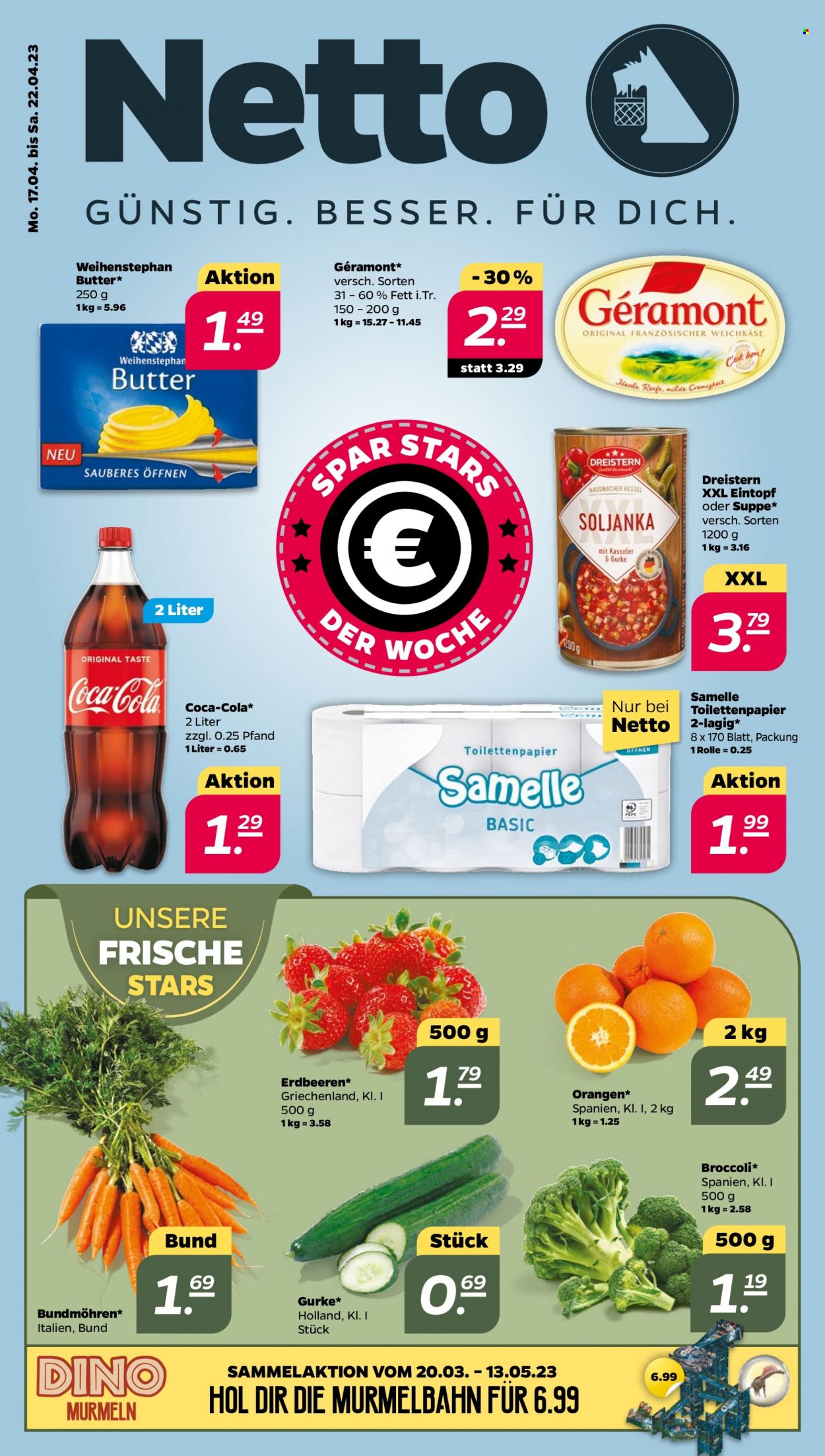 Netto Prospekte  - 17.04.2023 - 22.04.2023. Seite 1
