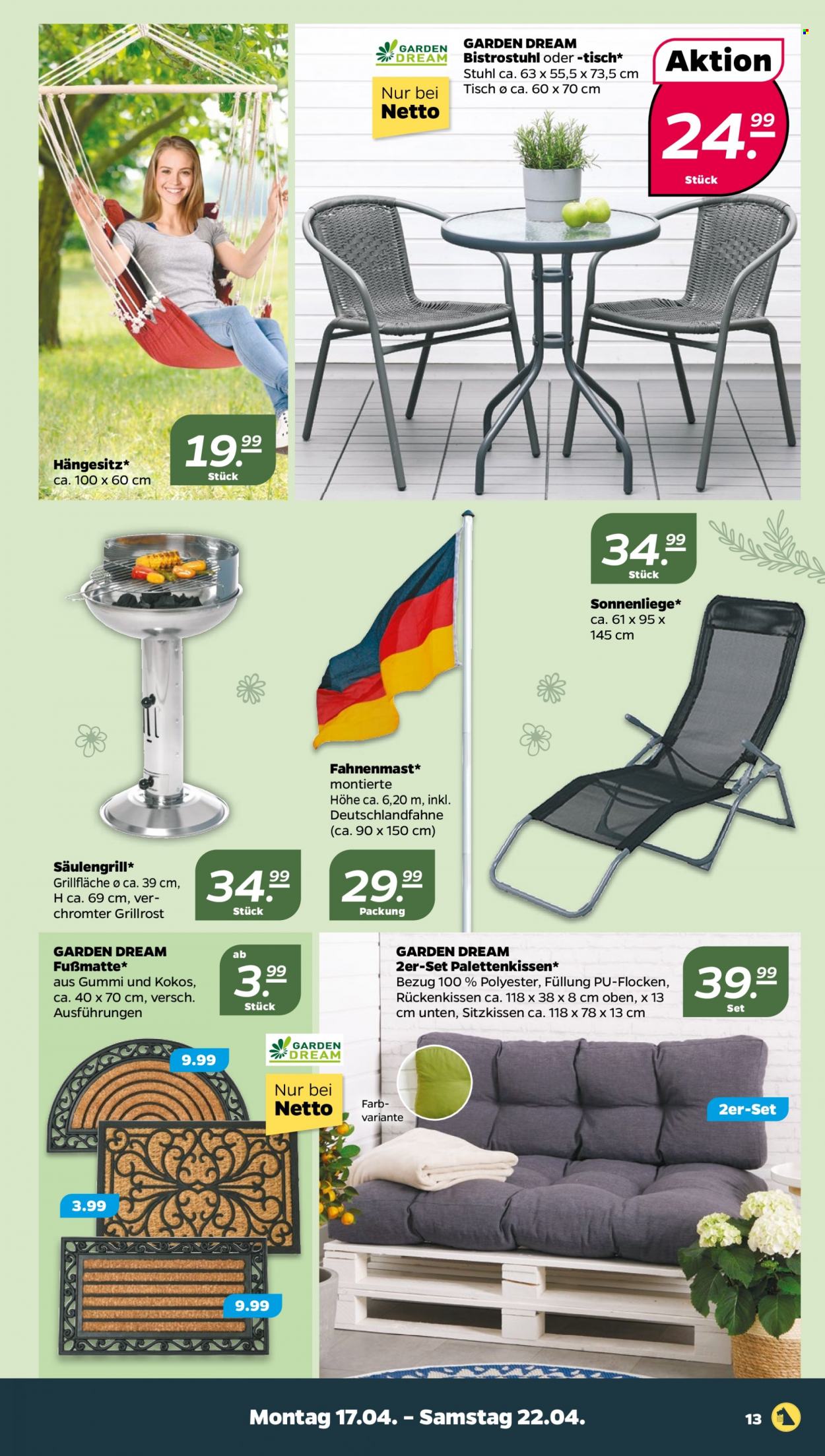 Netto Prospekte  - 17.04.2023 - 22.04.2023. Seite 13