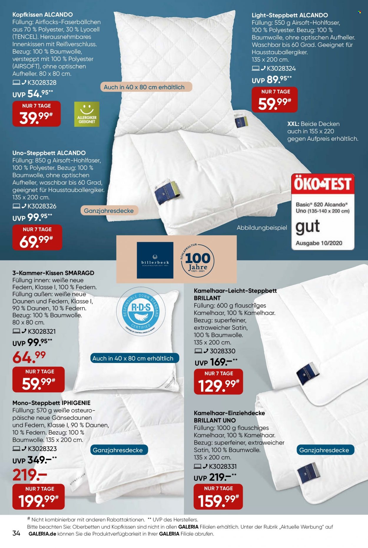 GALERIA Karstadt Kaufhof Prospekte  - 12.04.2023 - 18.04.2023. Seite 34
