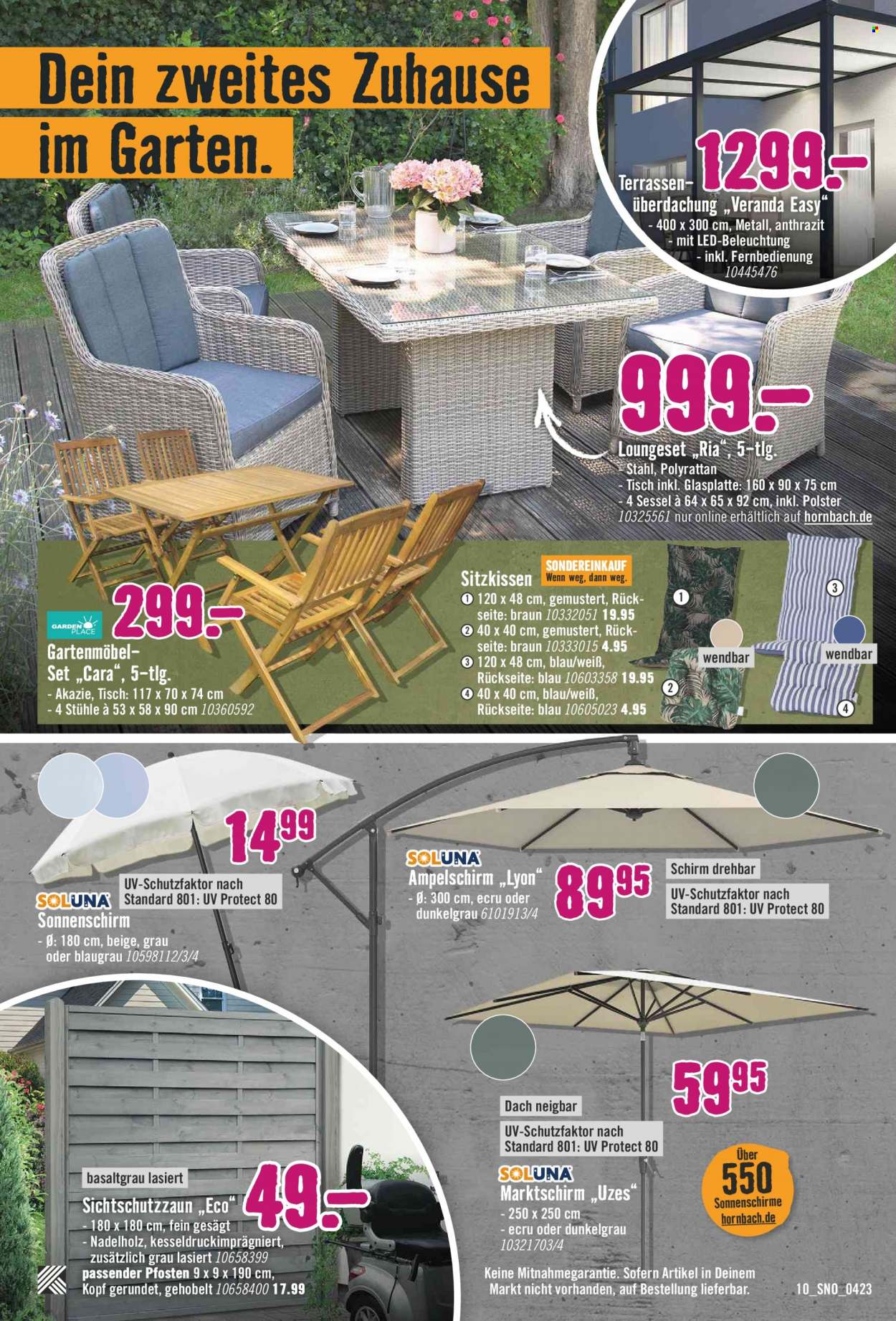 Hornbach Prospekte  - 13.04.2023 - 10.05.2023. Seite 10