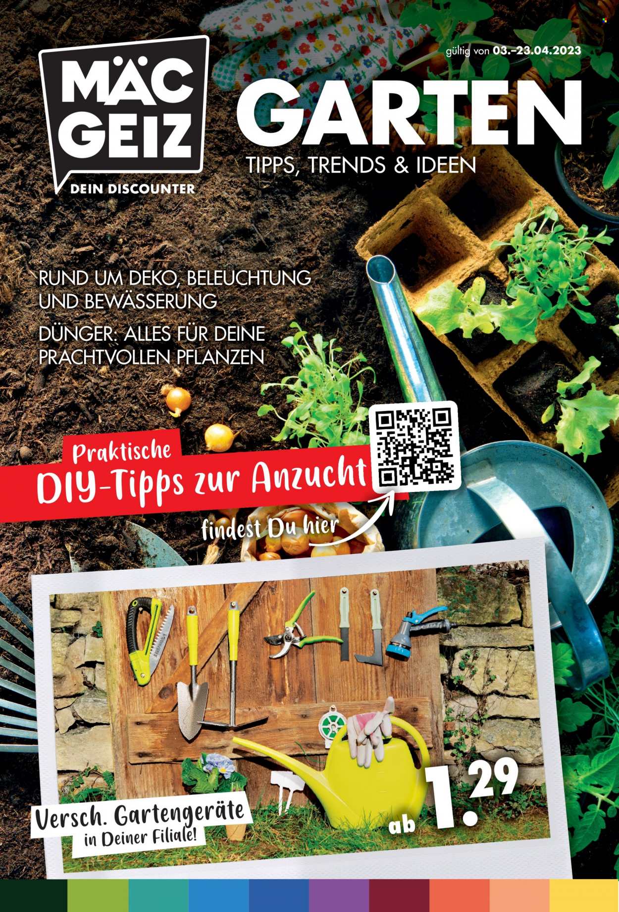 Mäc-Geiz Prospekte  - 3.04.2023 - 23.04.2023. Seite 1