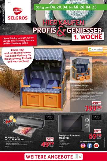 Prospekte Selgros - 20.04.2023 - 26.04.2023.