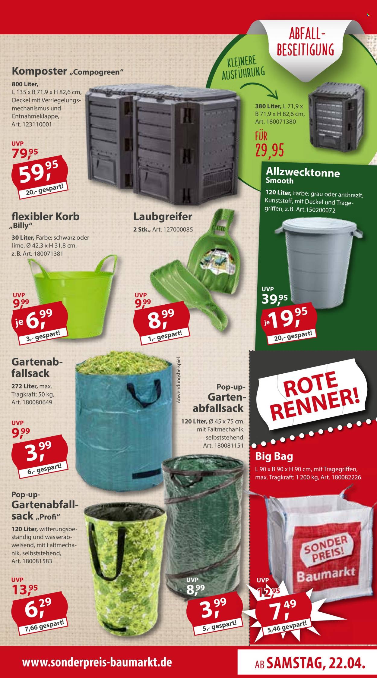 Sonderpreis-Baumarkt Prospekte  - 22.04.2023 - 28.04.2023. Seite 9