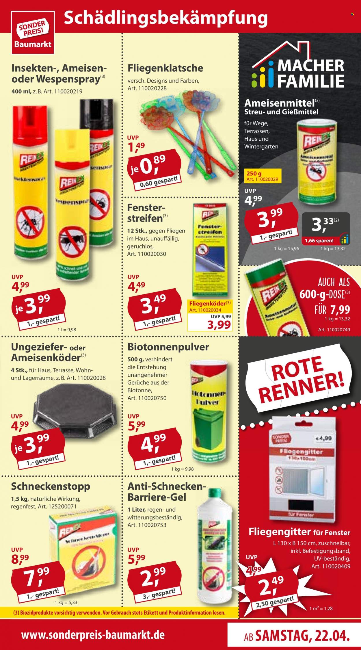Sonderpreis-Baumarkt Prospekte  - 22.04.2023 - 28.04.2023. Seite 11