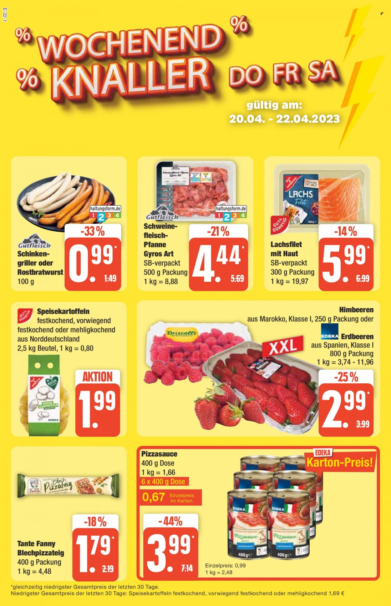 Edeka Prospekte  - 17.04.2023 - 22.04.2023. Seite 22