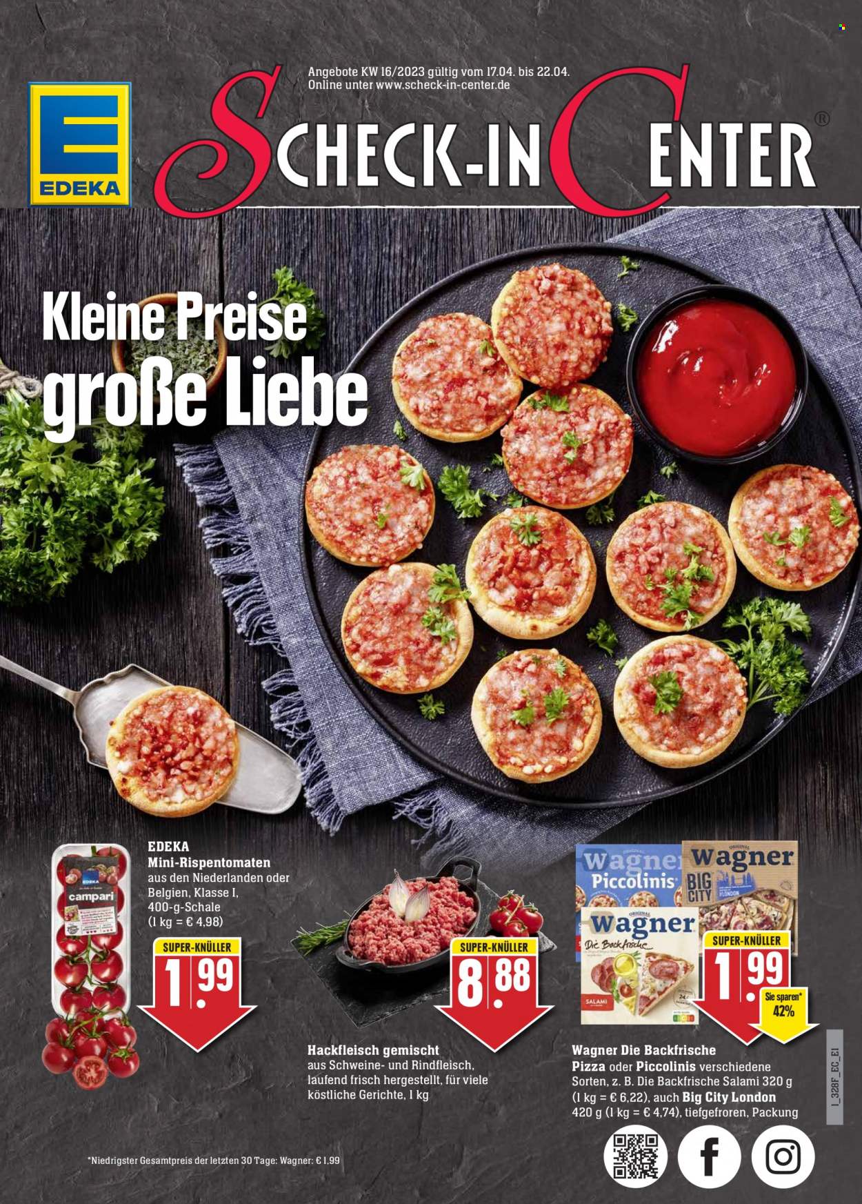 Edeka Prospekte  - 17.04.2023 - 22.04.2023. Seite 1