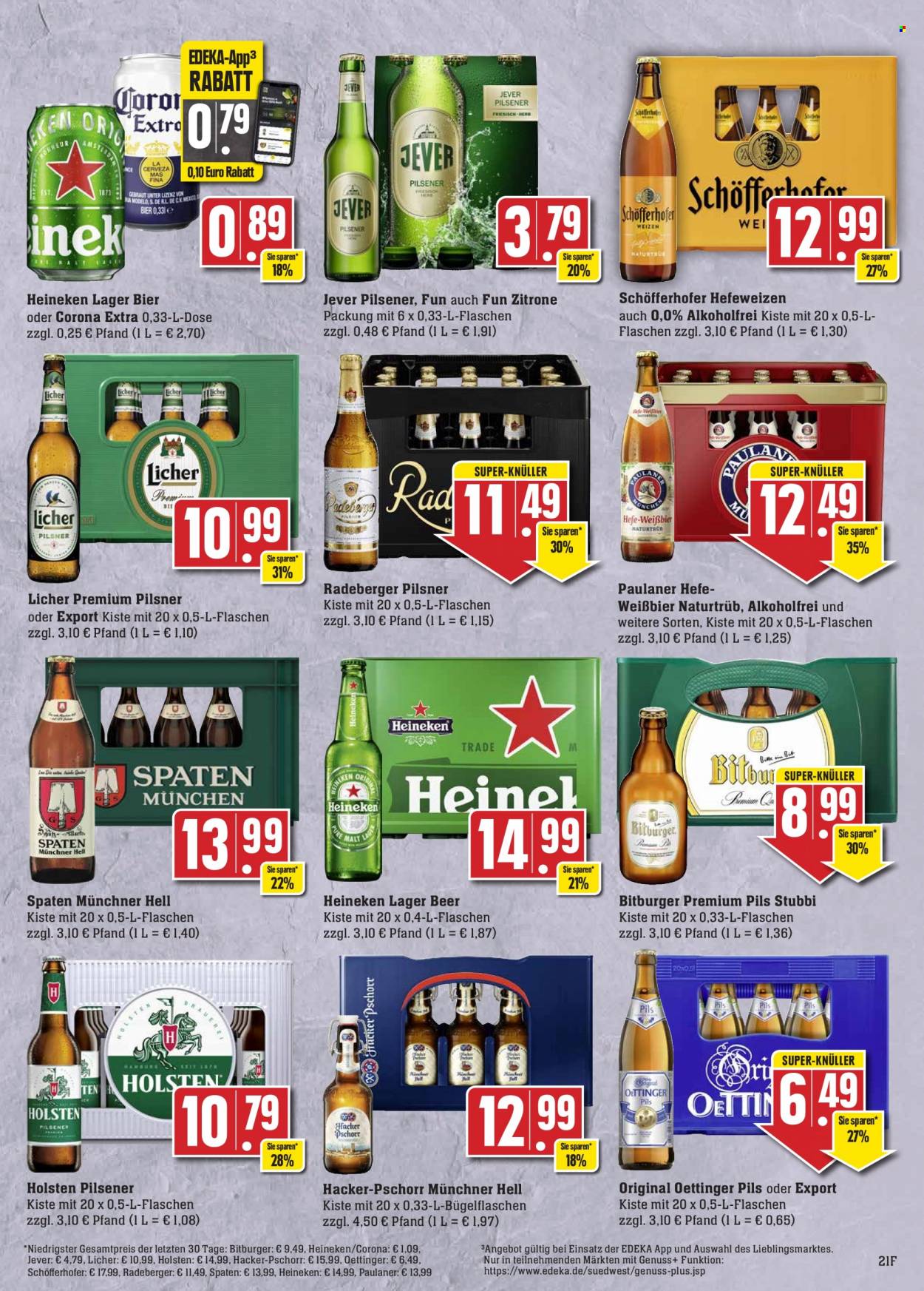 Edeka Prospekte  - 17.04.2023 - 22.04.2023. Seite 21