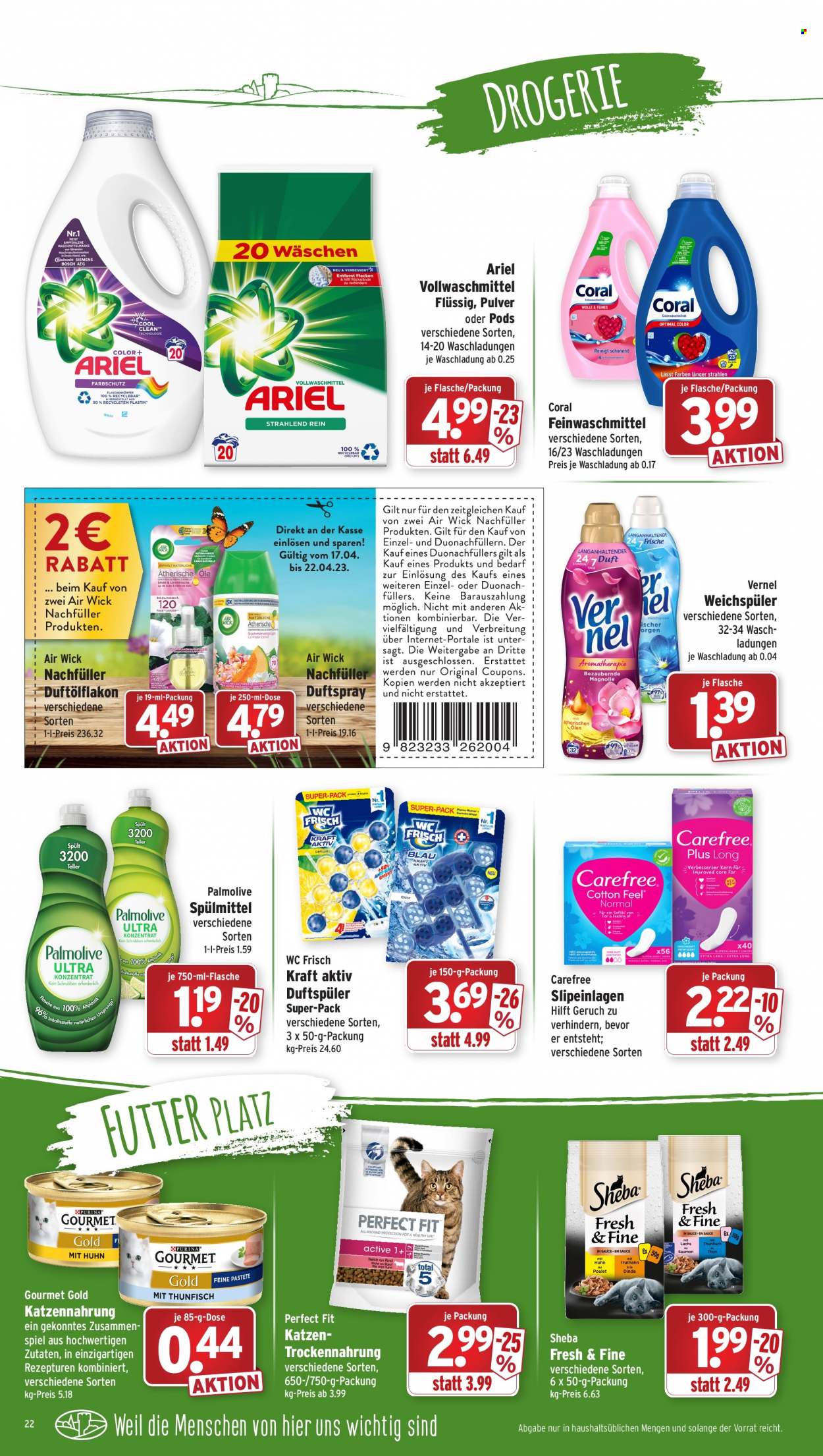 Wasgau Prospekte  - 17.04.2023 - 22.04.2023. Seite 22