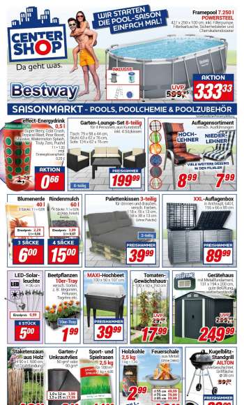 Prospekte CENTERSHOP - 17.04.2023 - 22.04.2023.
