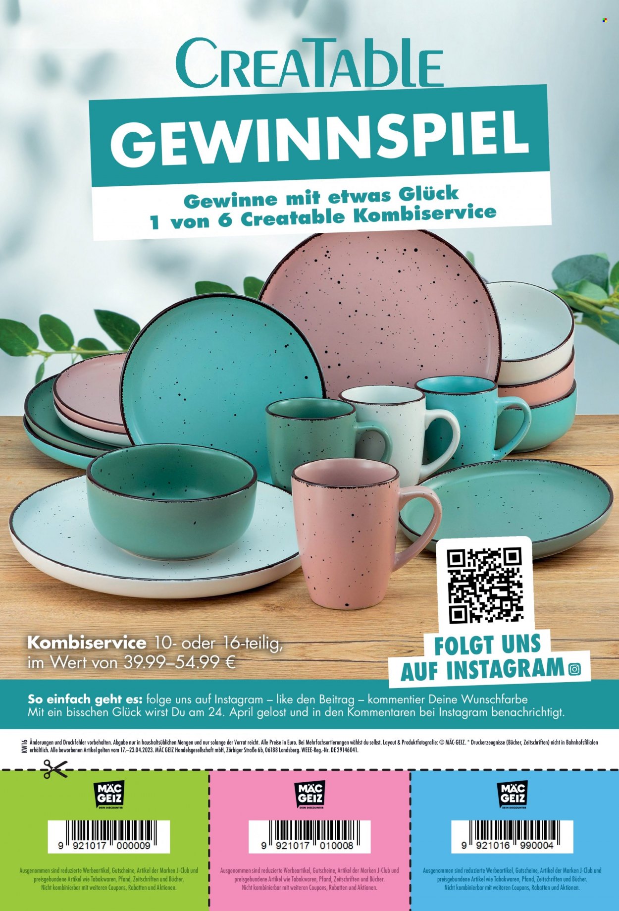Mäc-Geiz Prospekte  - 17.04.2023 - 23.04.2023. Seite 2