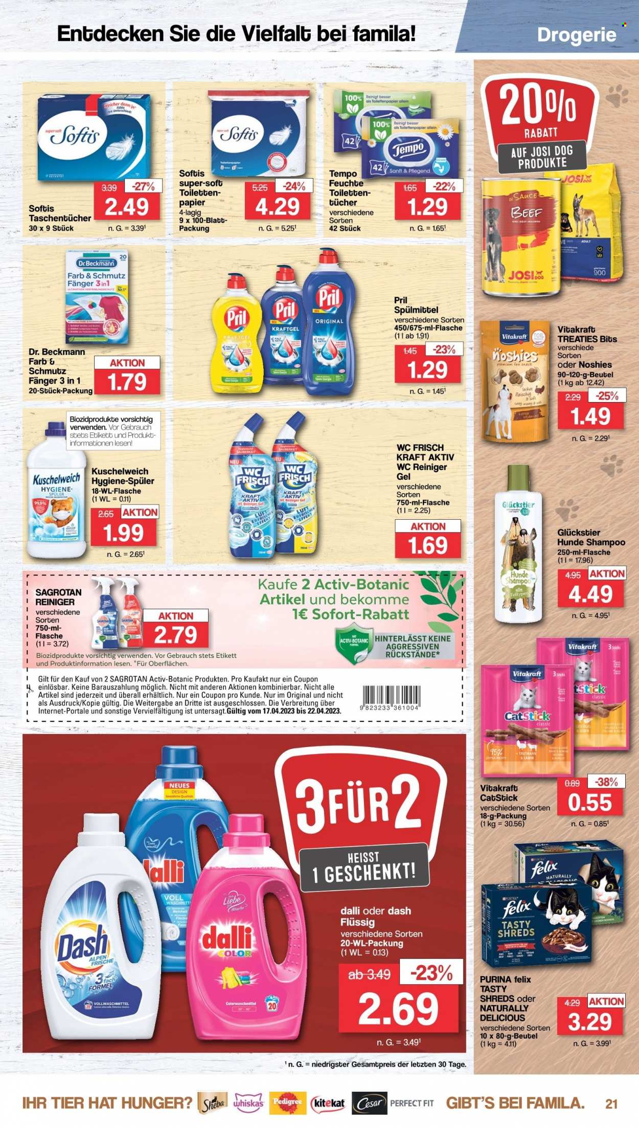 famila Prospekte  - 17.04.2023 - 22.04.2023. Seite 21