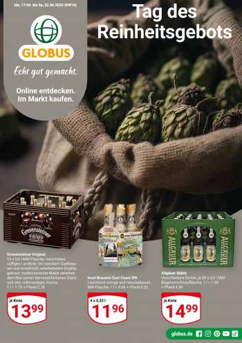 Prospekte Globus - 17.04.2023 - 22.04.2023.
