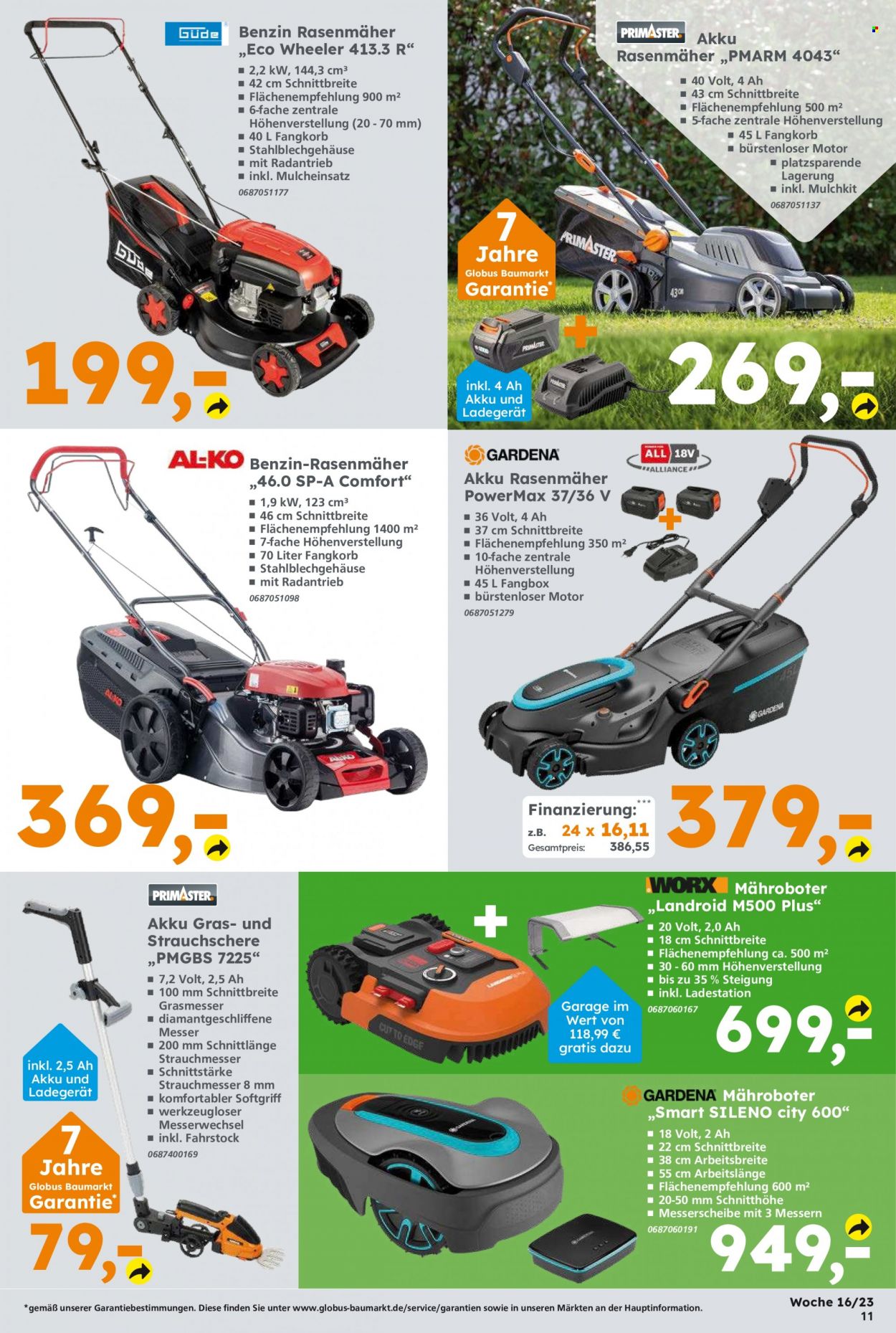 Globus Baumarkt Prospekte  - 17.04.2023 - 22.04.2023. Seite 11