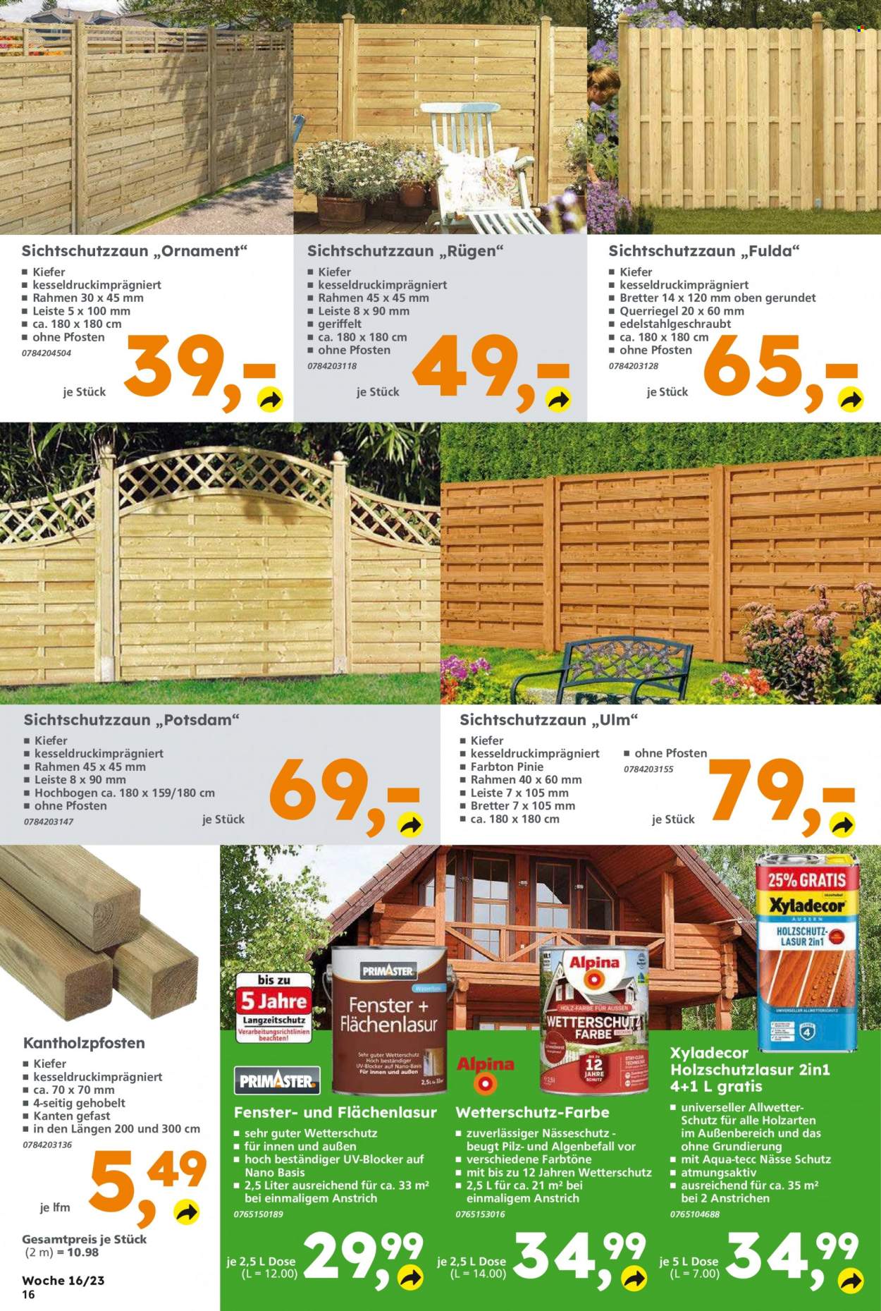 Globus Baumarkt Prospekte  - 17.04.2023 - 22.04.2023. Seite 16