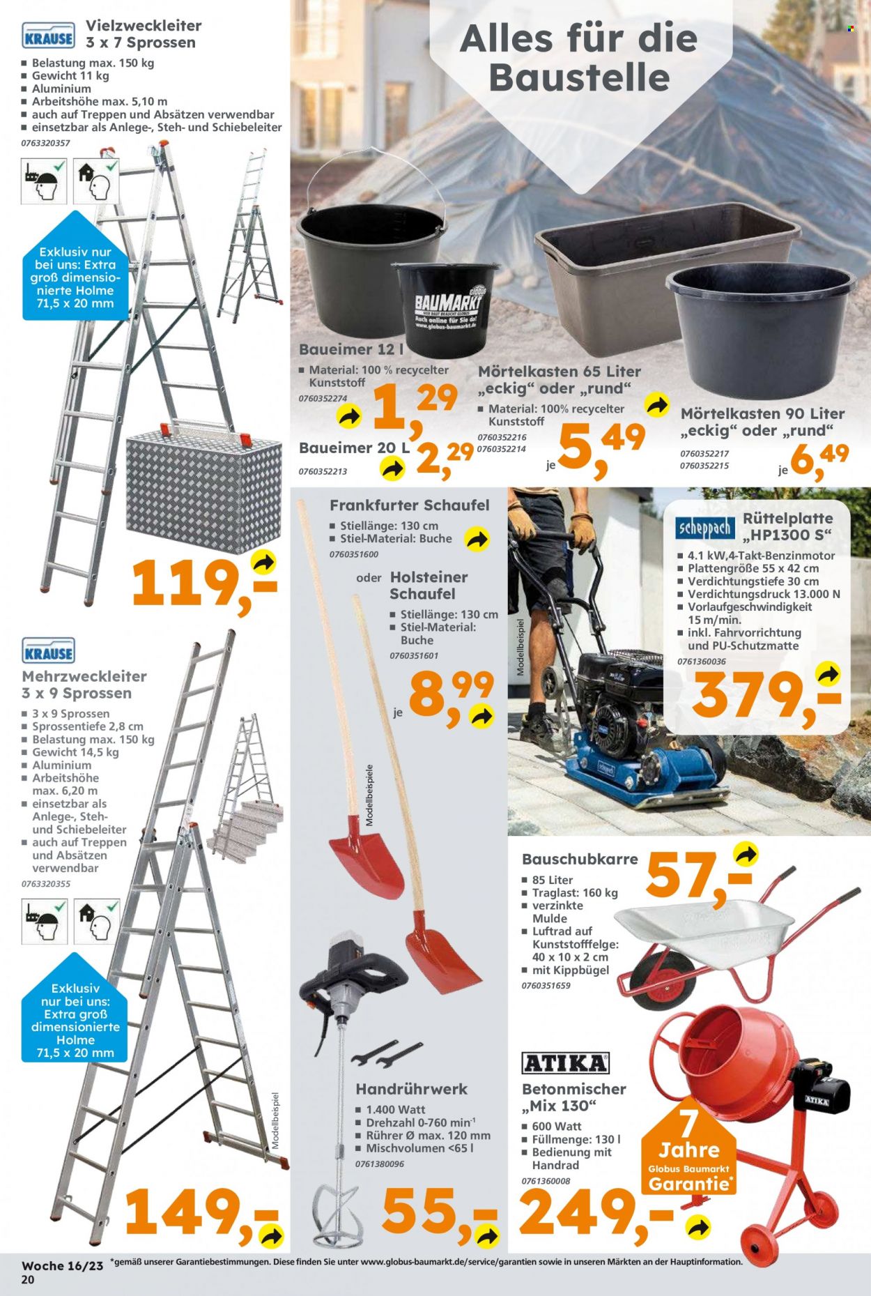 Globus Baumarkt Prospekte  - 17.04.2023 - 22.04.2023. Seite 20