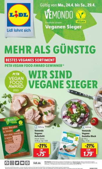 Prospekte Lidl - 24.04.2023 - 29.04.2023.
