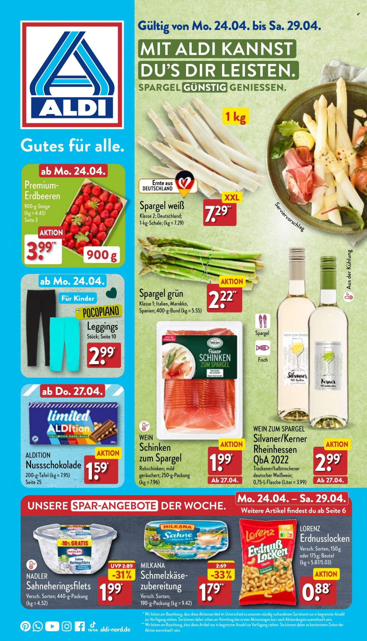 ALDI Nord Prospekte  - 24.04.2023 - 29.04.2023. Seite 1