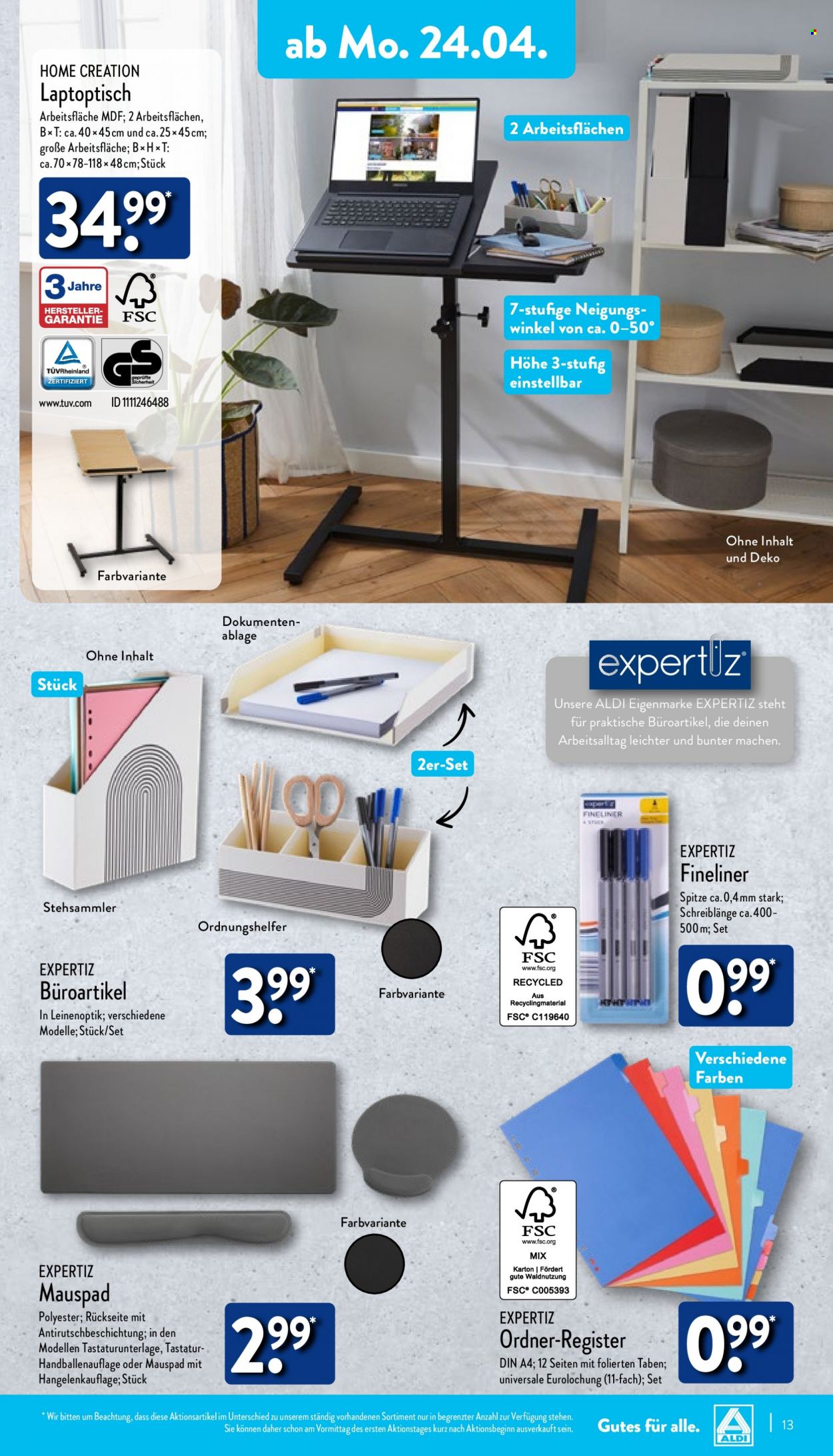 ALDI Nord Prospekte  - 24.04.2023 - 29.04.2023. Seite 13