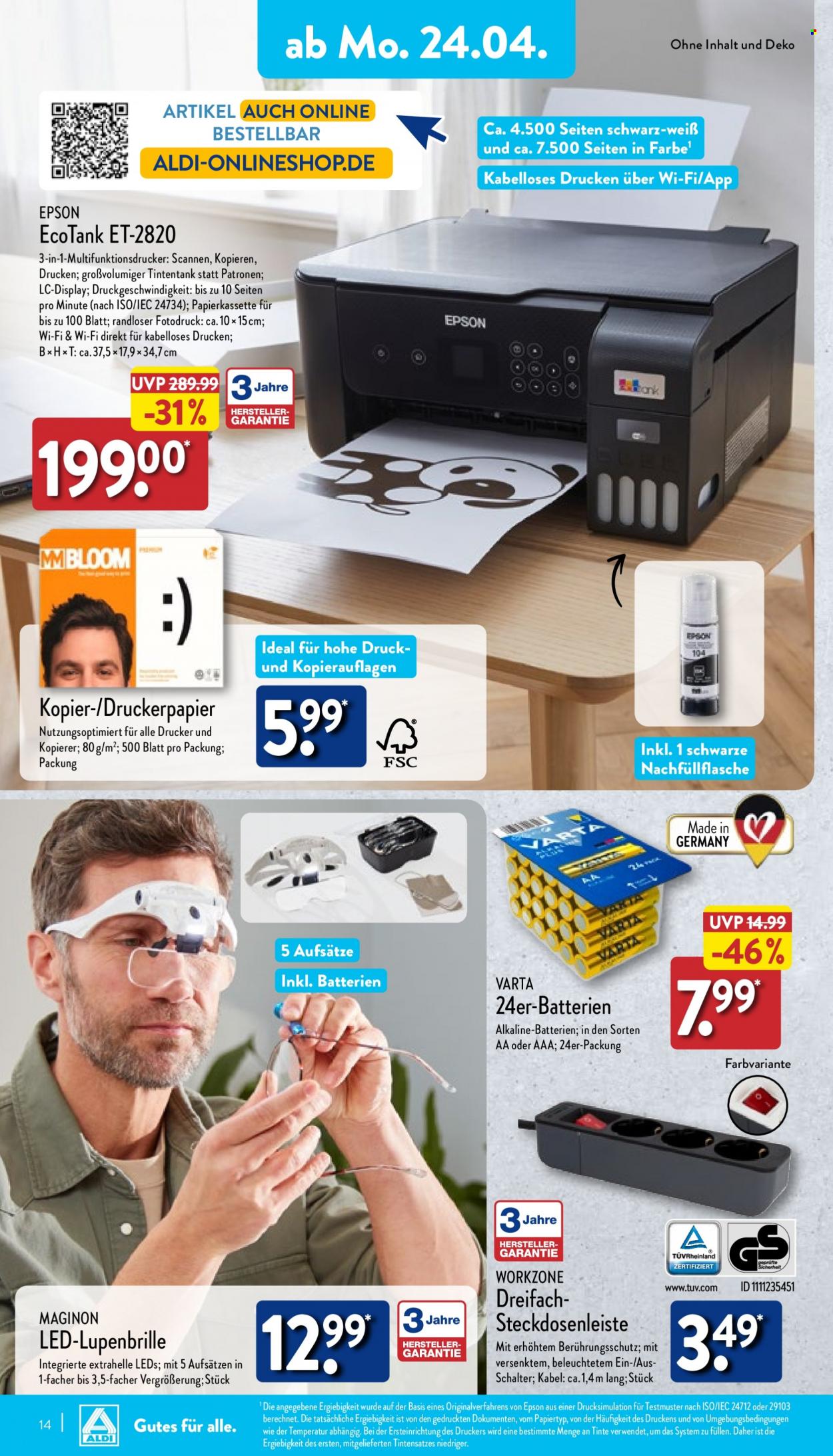 ALDI Nord Prospekte  - 24.04.2023 - 29.04.2023. Seite 14