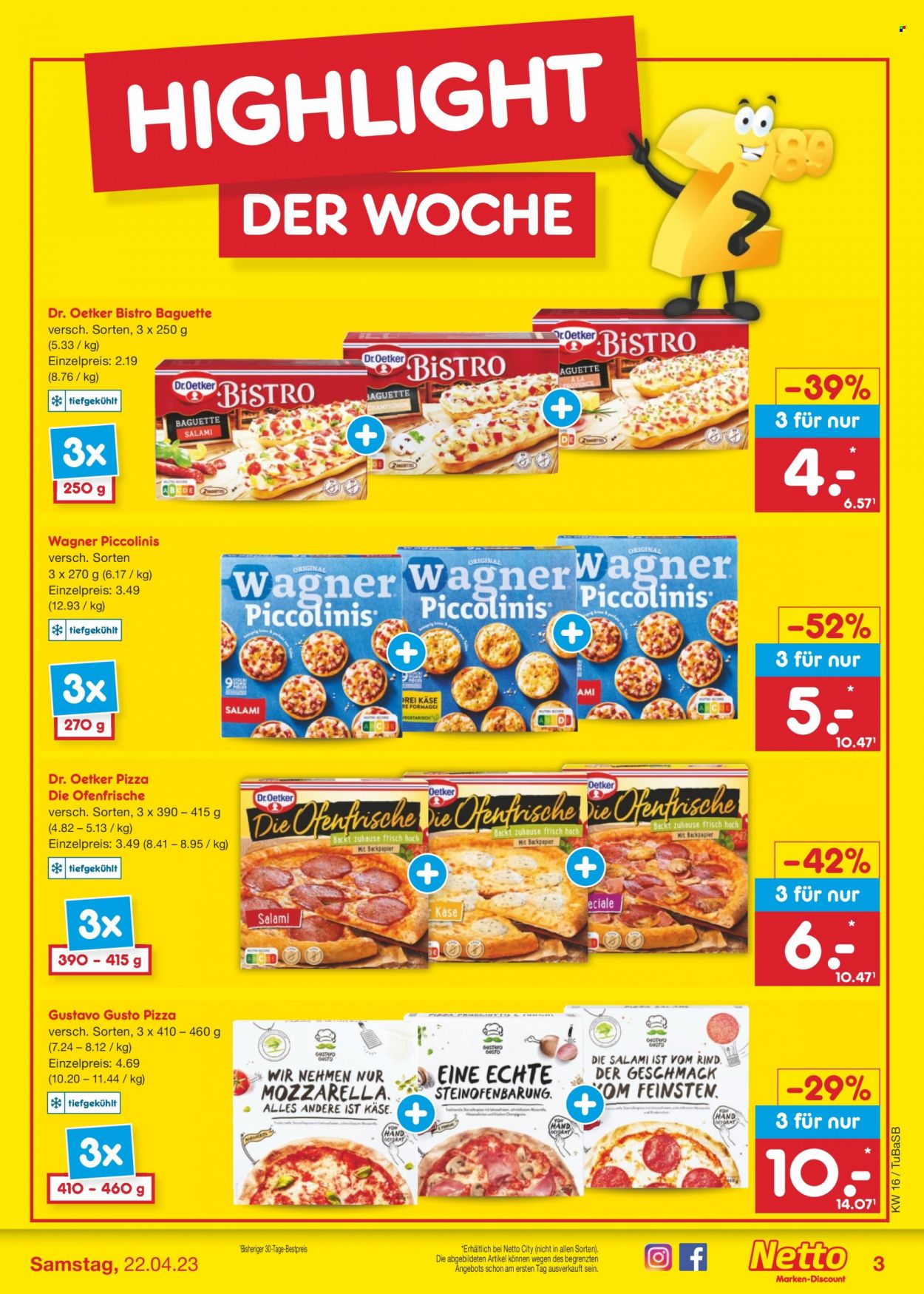 Netto Marken-Discount Prospekte  - 17.04.2023 - 22.04.2023. Seite 3