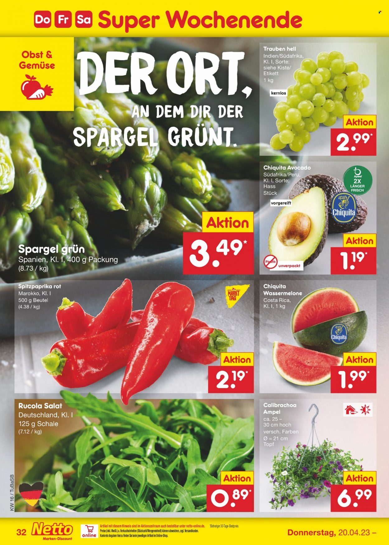 Netto Marken-Discount Prospekte  - 17.04.2023 - 22.04.2023. Seite 32