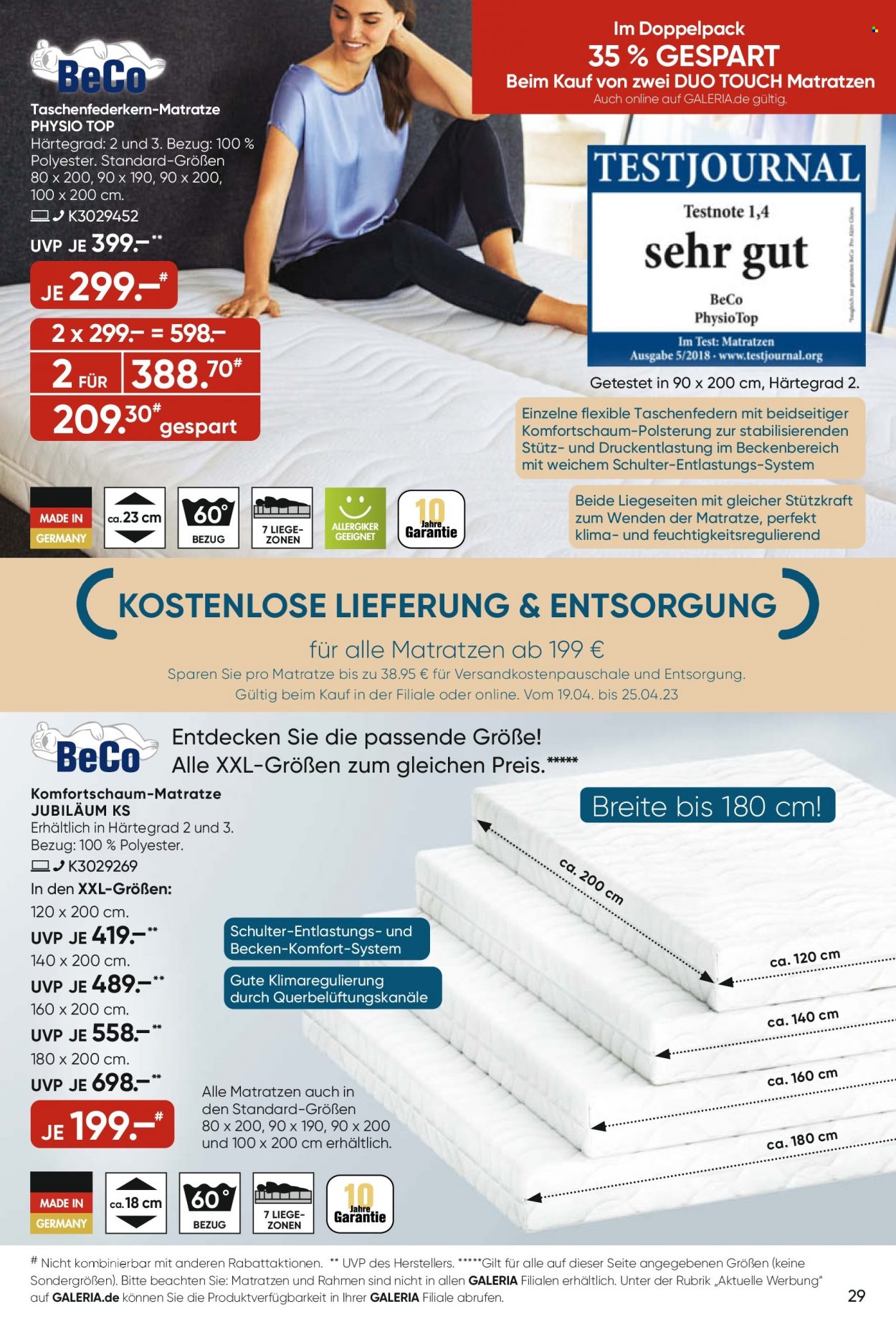 GALERIA Karstadt Kaufhof Prospekte  - 19.04.2023 - 25.04.2023. Seite 29