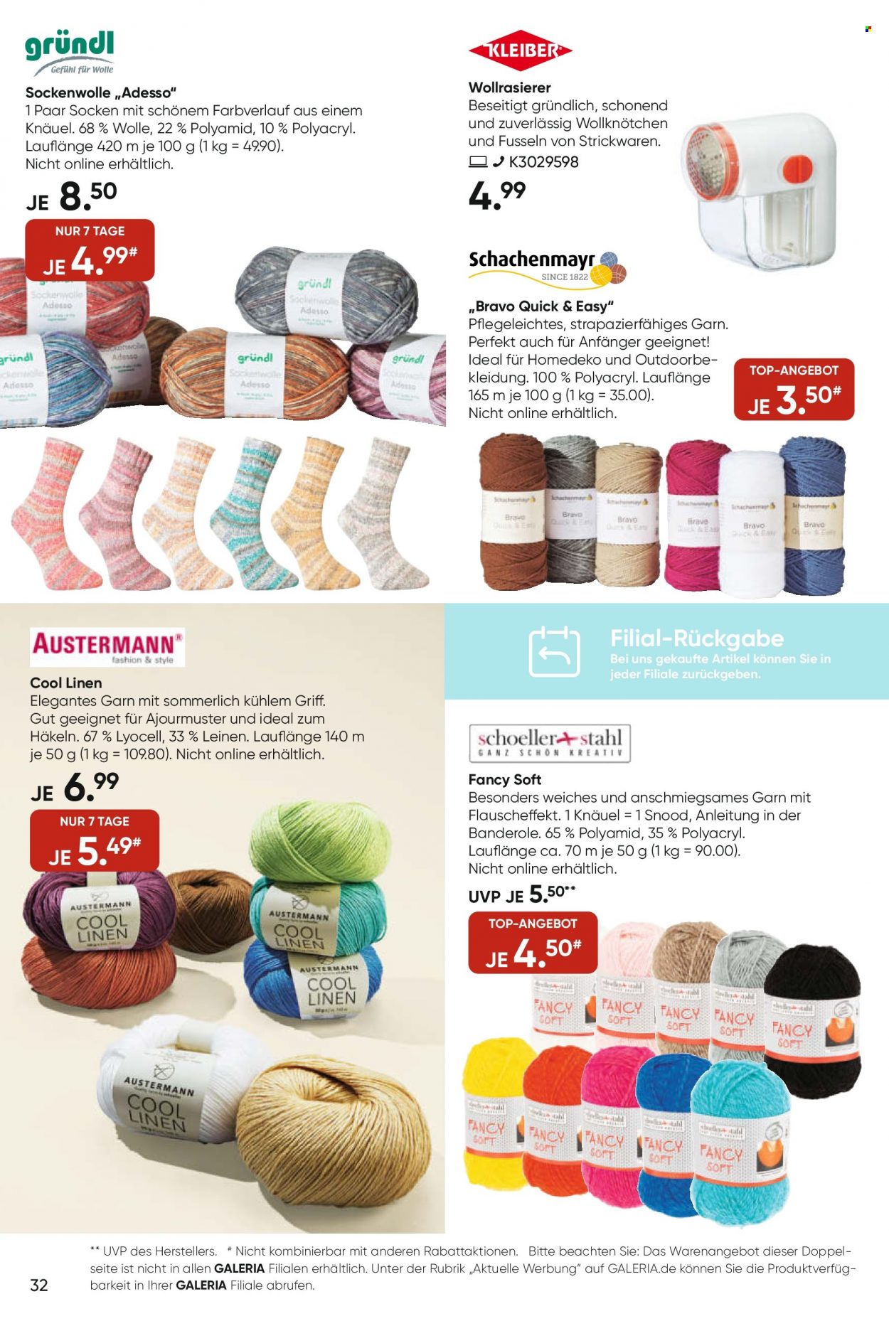 GALERIA Karstadt Kaufhof Prospekte  - 19.04.2023 - 25.04.2023. Seite 32