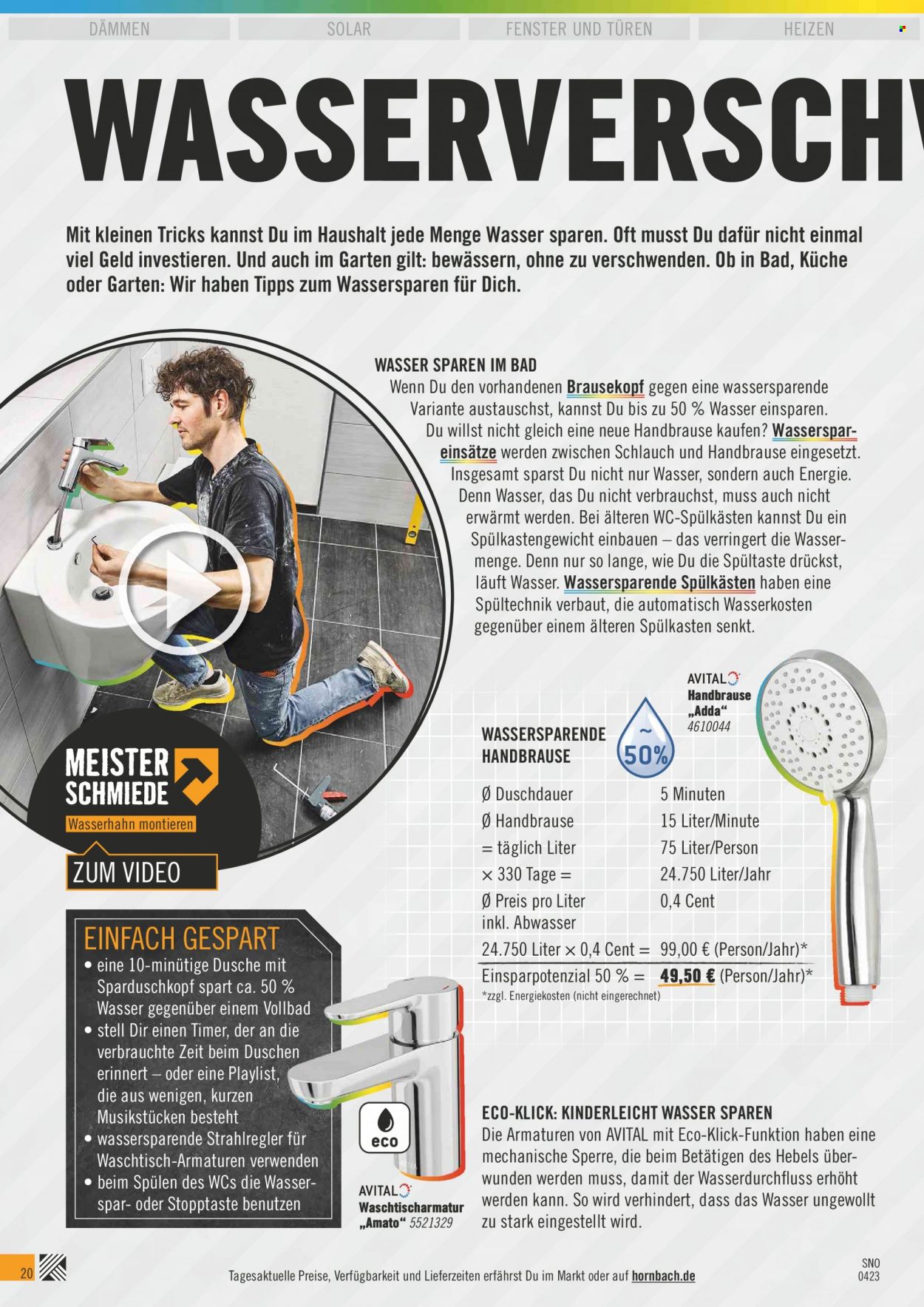 Hornbach Prospekte . Seite 20